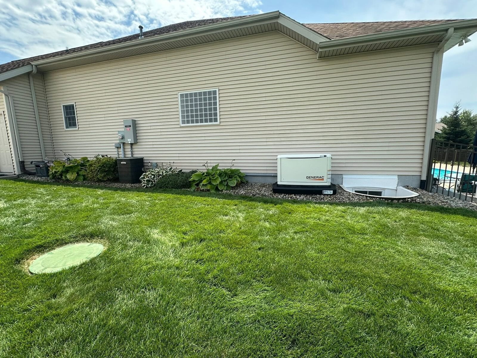 Generac generator installed by Dynamix Electric